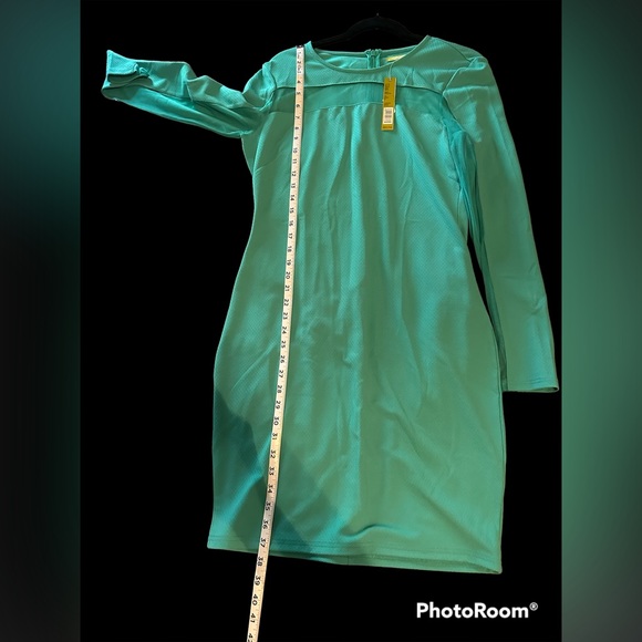 NWT-Gianni Bini Turquoise Dress Size L - Picture 5 of 6